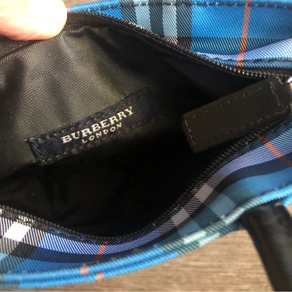 ✨RARE Burberry Mini Tote Blue Check Bag - Picture 6 of 8